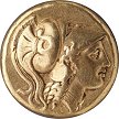 ancient Athena coin