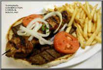 Combination Gyros and Souvlaki